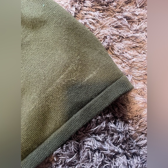 Calvin Klein Olive Green Turtleneck Sweater Dress in Women’s Large - Picture 7 of 9